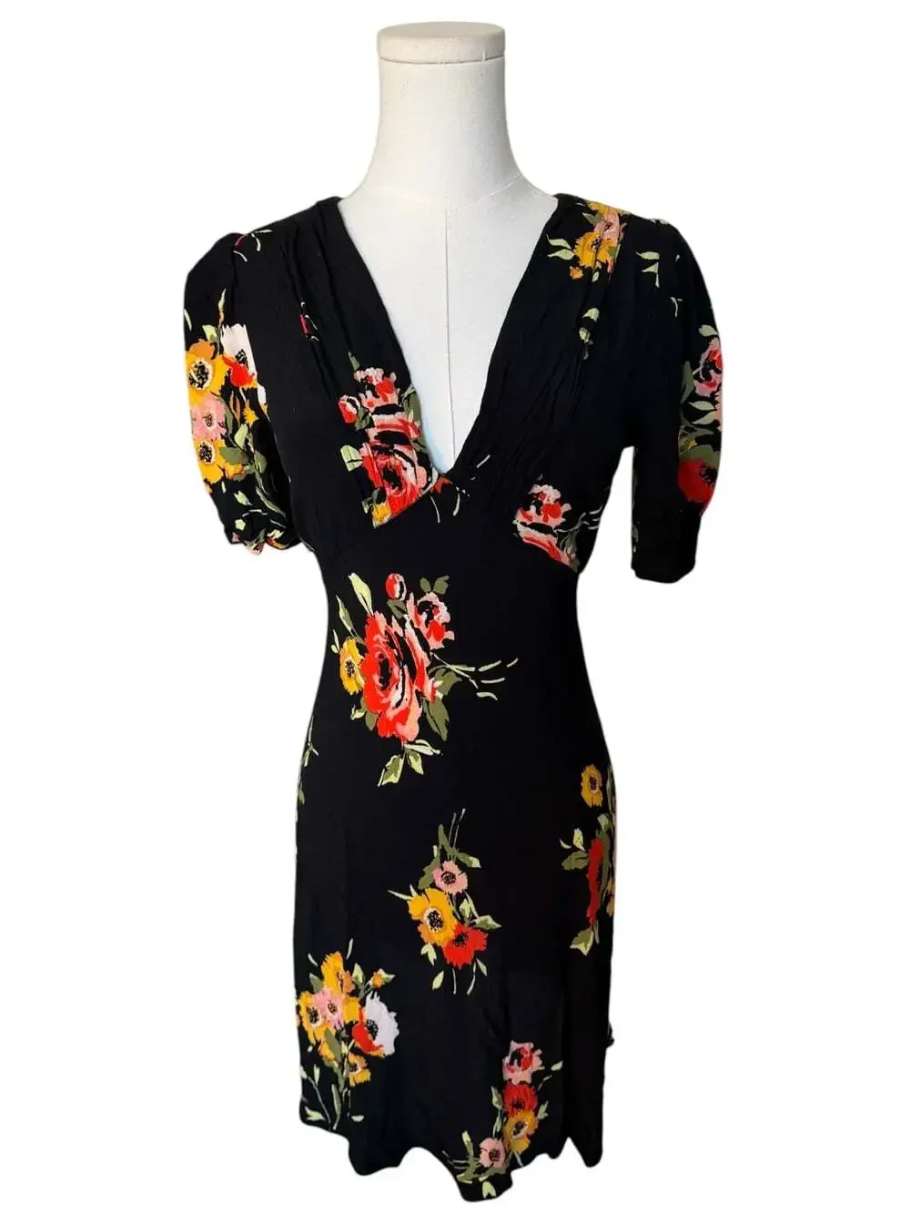 Free People Neon Garden Mini Dress
